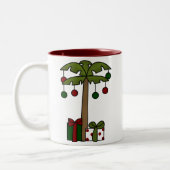 オクリスマスパームツリー ツートーンマグカップ (左)