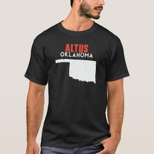 オクルサ州アルタス アメリカ旅行 Tシャツ (正面)