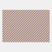 オクレオレンジハミングバードウィッチ、ギンガム&ストライプ ラッピングペーパーシート (正面3)