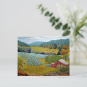 オグスタ・ミズーリの美しい農場のぶどう園 ポストカード (スタンド正面)