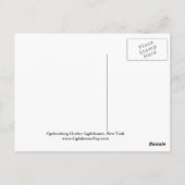 オグデンズバーグハーバーライトハウスニューヨーク葉書 ポストカード (裏面)