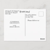 オグデンファーム1832-1985ウォーキルニューヨークの町 ポストカード (裏面)