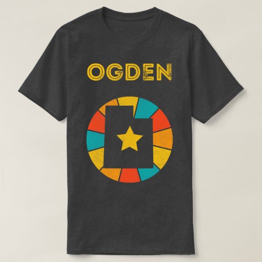 オグデンユタヴィンテージ動揺して土産1 Tシャツ (デザイン正面)