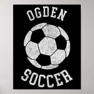 オグデン サッカー レトロ ダストレス 90年代 ビンテージ ポスター