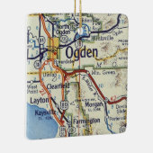 オグデンUTヴィンテージマップ セラミックオーナメント (右)