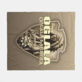 オグララコタ（矢印） フリースブランケット (正面(横))