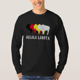 オグラララコタシウックスサウスダコタオラシウックスラック Tシャツ