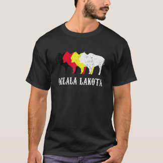 オグラララコタシウックスサウスダコタオラシウックスラック Tシャツ