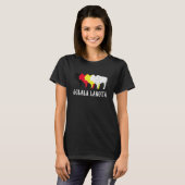 オグラララコタシウックスサウスダコタオラシウックスラック Tシャツ (正面フル)