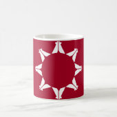 オグラララコタスー国旗 コーヒーマグカップ (中央)