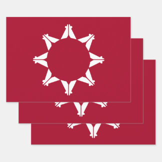 オグラララコタスー国旗 ラッピングペーパーシート