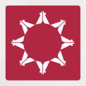 オグラララコタスー国旗 ラベル (デザイン1)