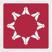 オグラララコタスー国旗 ラベル (デザイン2)