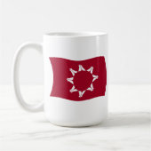 オグラララコタ国旗のマグカップ コーヒーマグカップ (左)