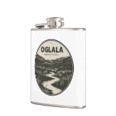 オグララ国立草原ネブラスカ渓流 フラスク (左)