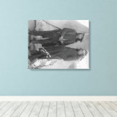 オグララ将軍「レッドクラウド」と「アメリカンホース」 キャンバスプリント (インサイチュ (ウッドフロア))