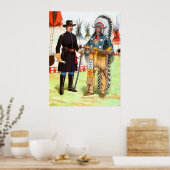 オグララ・スーのチーフ、レッドクラウド ポスター (キッチン)