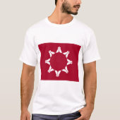 オグララ・ラコタ・スー族の旗 Tシャツ (正面)
