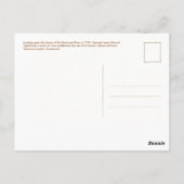 オグルソープとインディアン ポストカード (裏面)