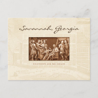 オグルソープとインディアン ポストカード