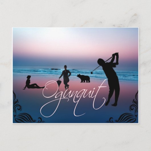 オグンキットビーチオグンキットメイン ポストカード (正面)