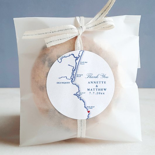 オグンキットメイン結婚式の引き出物サンキュー ラウンドシール