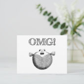 オグ!かわいい&フグおもしろいイラストレーションはがき ポストカード (スタンド正面)