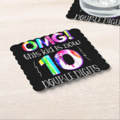 オグ！この子は今10桁のダブルデジタ絵を描ル ペーパーコースター (アングル)