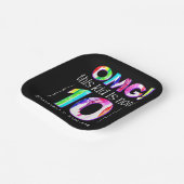 オグ！この子は今10桁のダブルデジタ絵を描ル ペーパープレート (傾斜あり)