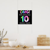 オグ！この子は今10桁のダブルデジタ絵を描ル ポスター (キッチン)