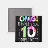 オグ！この子は今10桁のダブルデジタ絵を描ル マグネット (正面/裏面)