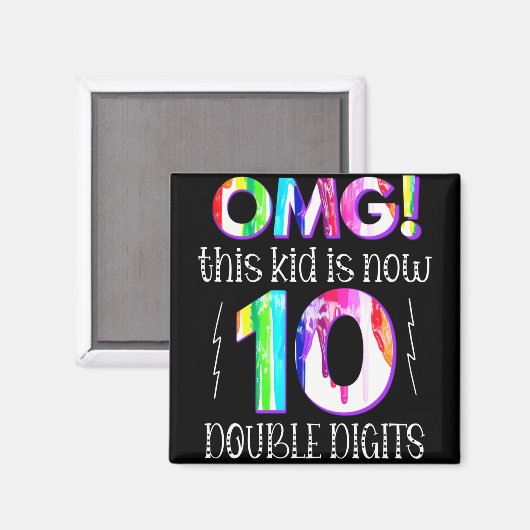 オグ!この子は今10桁のダブルデジタ絵を描ル マグネット (正面/裏面)