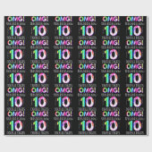 オグ！この子は今10桁のダブルデジタ絵を描ル ラッピングペーパー (フラット)