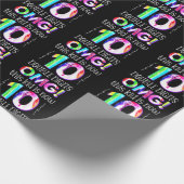 オグ！この子は今10桁のダブルデジタ絵を描ル ラッピングペーパー (角)