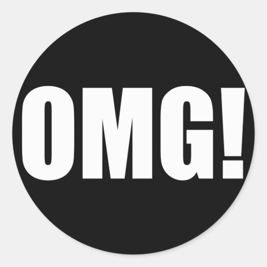 オグ！(ダーク) ラウンドシール (正面)