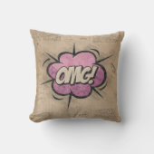 オグ！ヴィンテージ漫画ブックスチームパンクポップ・アートのアート クッション (正面)