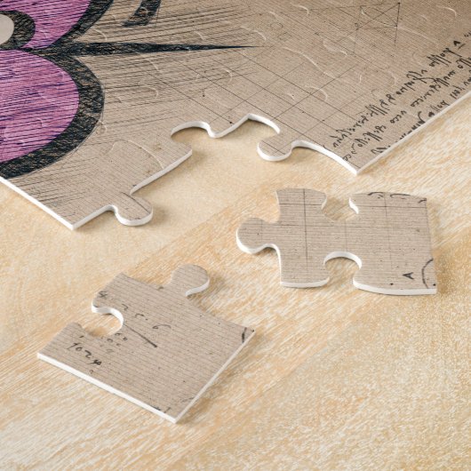 オグ!ヴィンテージ漫画ブックスチームパンクポップ・アートのアート ジグソーパズル (側面)