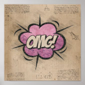 オグ!ヴィンテージ漫画ブックスチームパンクポップ・アートのアート ポスター (正面)