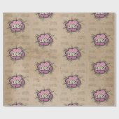 オグ！ヴィンテージ漫画ブックスチームパンクポップ・アートのアート ラッピングペーパー (フラット)