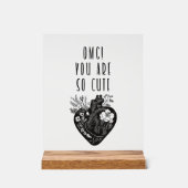 オグ！可愛い – アクリルサイン (正面)