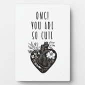 オグ！可愛い – イーゼル付き卓上プレート フォトプラーク (正面)