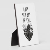 オグ！可愛い – イーゼル付き卓上プレート フォトプラーク (側面)