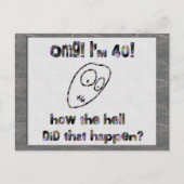 オグ！私は40歳 ポストカード (正面)