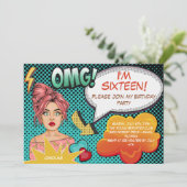 オグ！私は…10代の子供の誕生日 招待状 (スタンド正面)