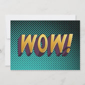 オグ！私は…10代の子供の誕生日 招待状 (裏面)