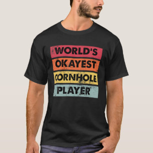 オケイストコーンホールプレーヤーおもしろいコーンホールチャンピオン Tシャツ