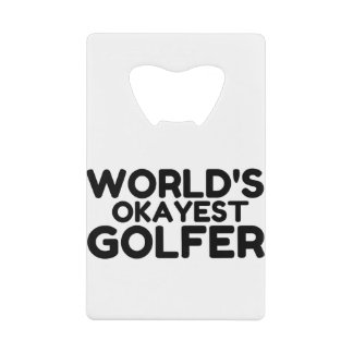 オケイストゴルファー クレジットカード栓抜き