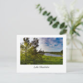 オケエコービー湖の空中線 ポストカード (スタンド正面)