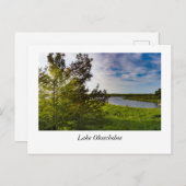 オケエコービー湖の空中線 ポストカード (正面/裏面)