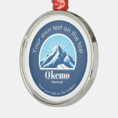 オケモコロラドスキーリゾートメダル メタルオーナメント (左)